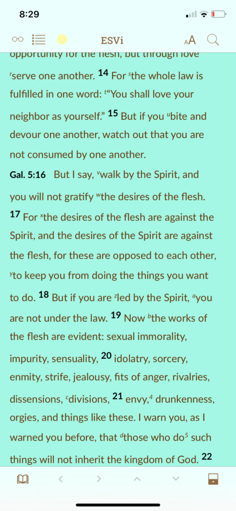 The Works of the Flesh Vs. The Fruit of the Spirit and the Third Head ...